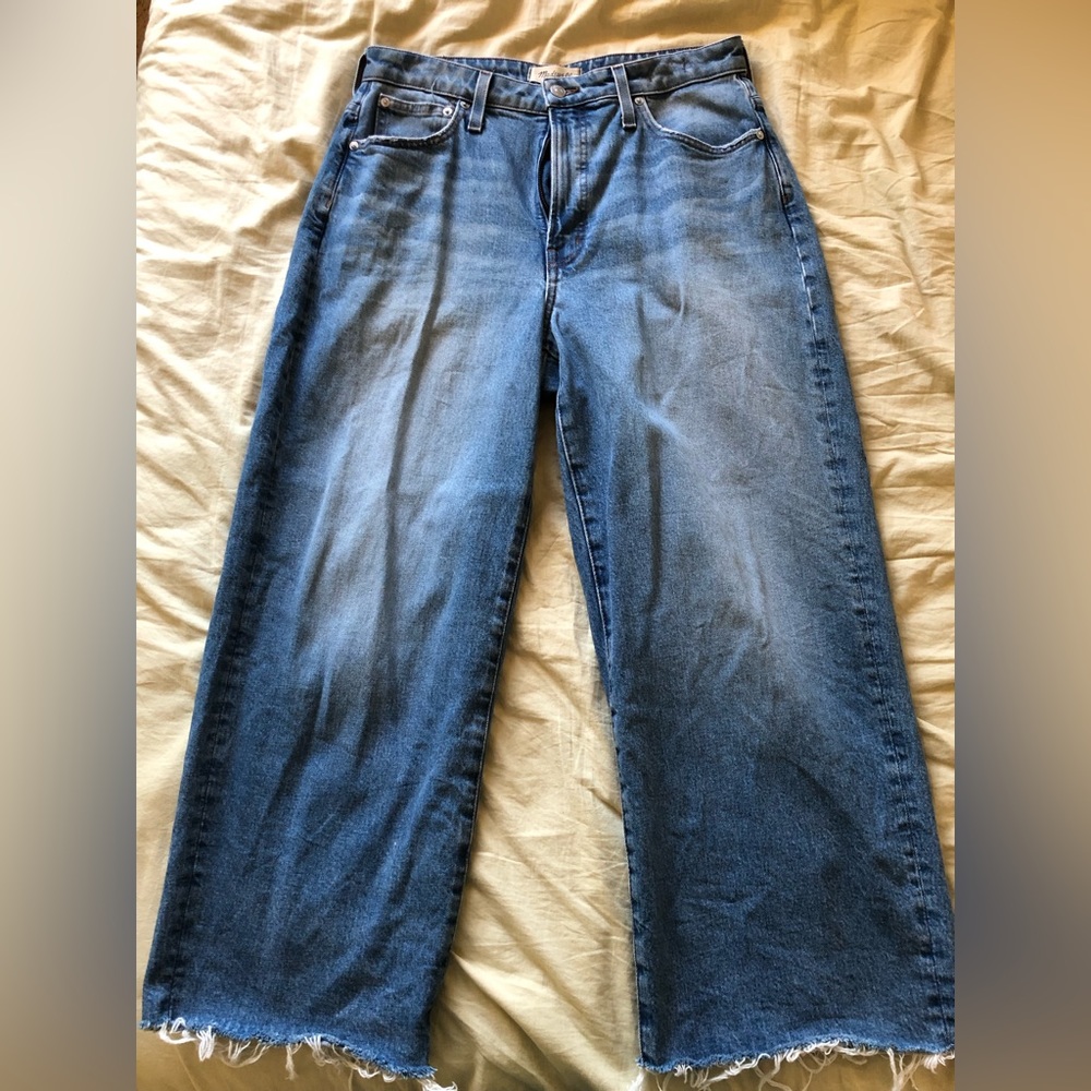 Madewell Wide Leg Crop Curvy Perfect Vintage Jean Size 30. Like New.
